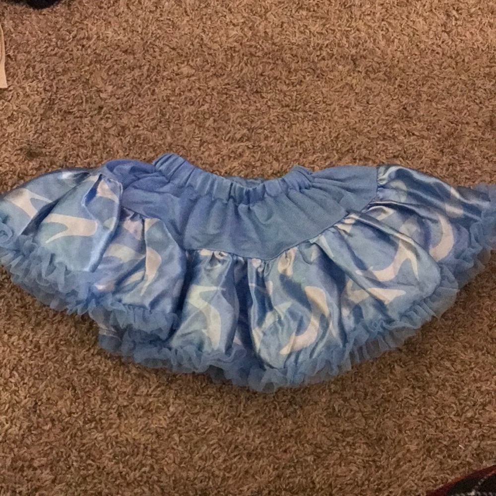 Disney TUTU Couture Collection Blue Extra Fluffy Ruffled Skirt